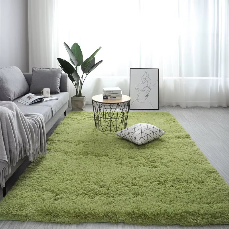 White Fluffy Carpet Plush Carpets Living Room Decoration Thicken Bedroom Bedside Mats Non-Slip Children'S Room Soft Large Rugs