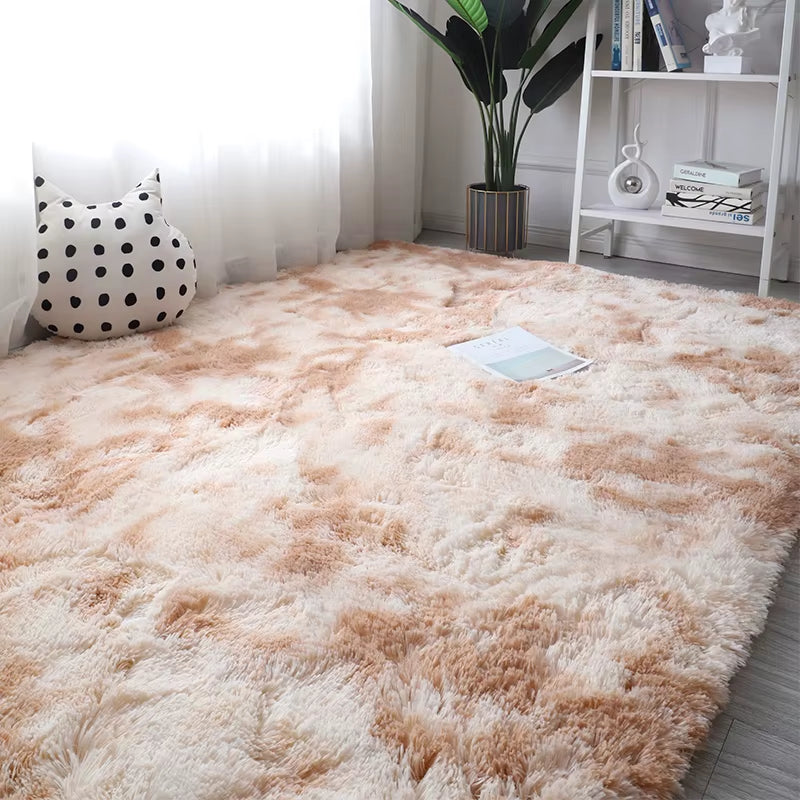 White Fluffy Carpet Plush Carpets Living Room Decoration Thicken Bedroom Bedside Mats Non-Slip Children'S Room Soft Large Rugs