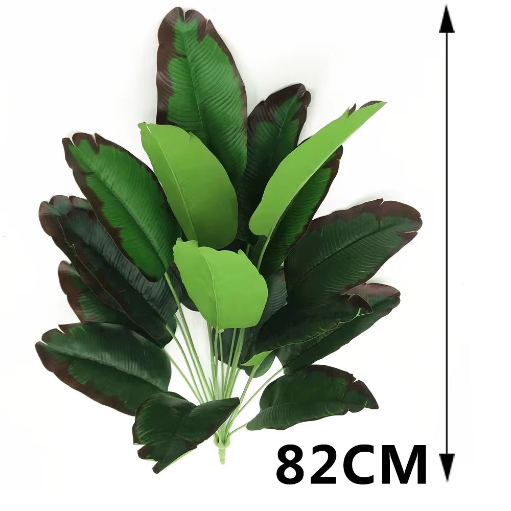 120Cm Artificial Large Plant Traveler Banana Green Plant Wedding Indoor Plant Potted Outdoor Garden Decoration Fake Plant