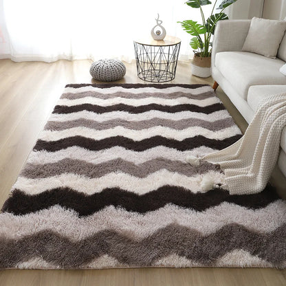 White Fluffy Carpet Plush Carpets Living Room Decoration Thicken Bedroom Bedside Mats Non-Slip Children'S Room Soft Large Rugs